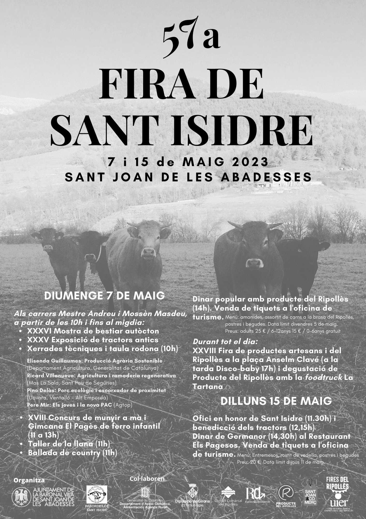 cartell Fira Sant Isidre 2
 3 1